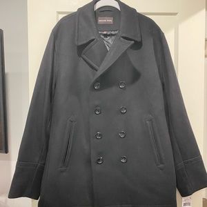 Michael Kors Black pea coat size XL